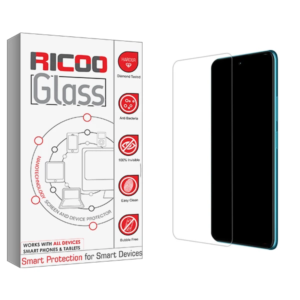 محافظ صفحه نمایش شیشه ای ریکو مدل Ricoo Glass MIX مناسب برای گوشی موبایل شیائومی Poco X3 \ X3 Pro \ X3 GT \ X3 NFC \ X3 5G \ F3 5G \ F3 \ F3 Pro