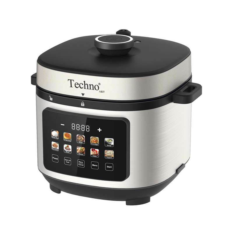 زودپز برقی 6 لیتری تکنو مدل Te‑624