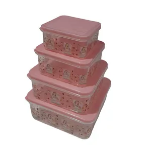 ظرف نگهدارنده مدل sweet baked_05 مجموعه 4 عددی