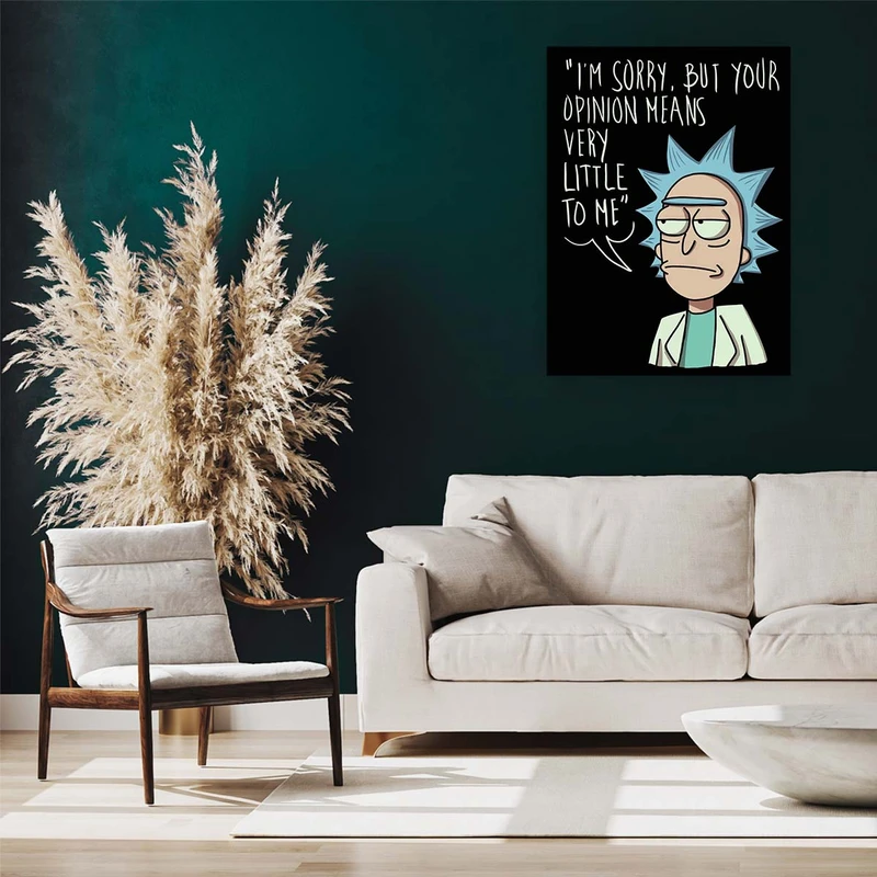 تابلو شاسی مدل Rick and Morty کد S-5057 عکس شماره 3