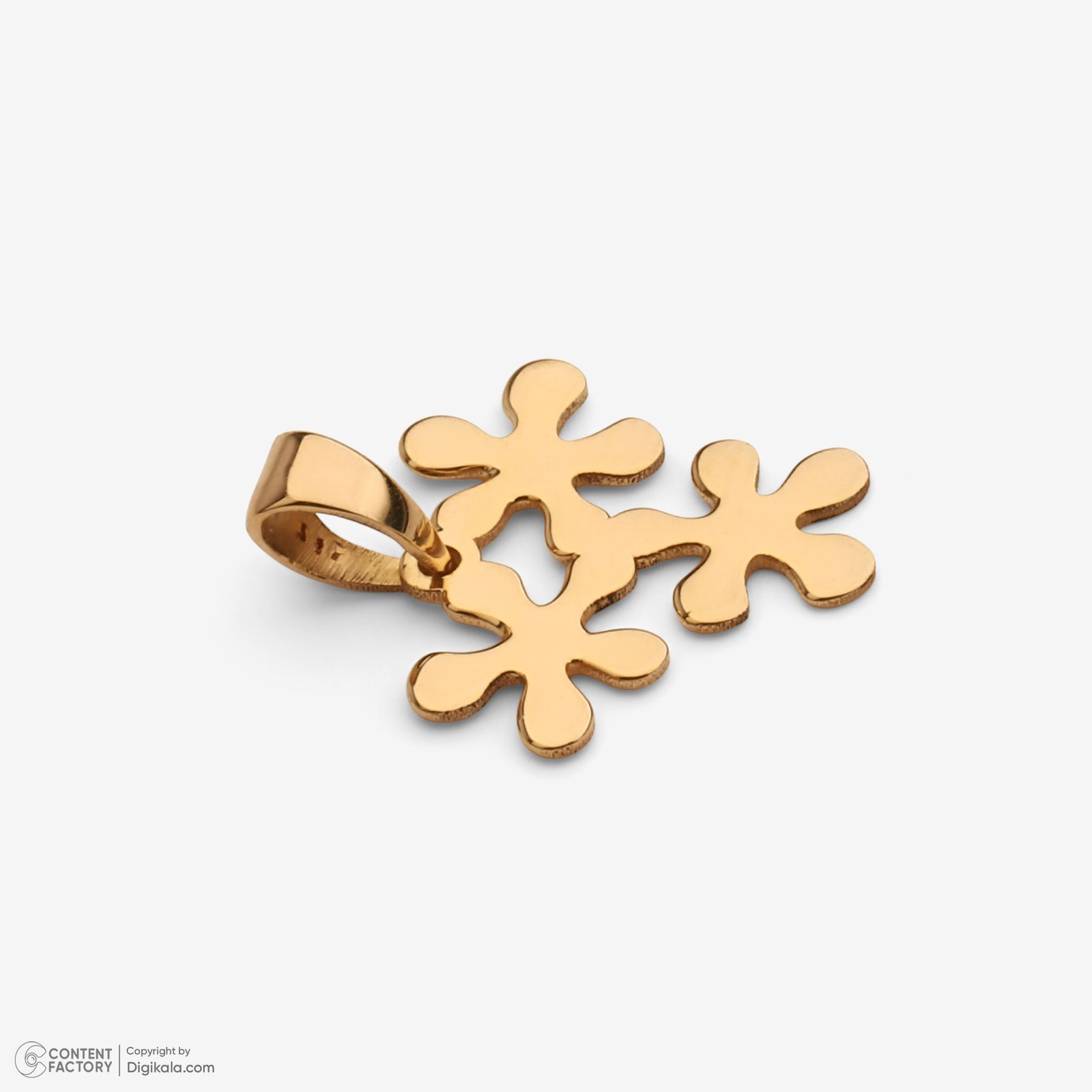 نیم ست طلا 18 عیار زنانه سایا گلد مدل گل دریایی ns12 -  - 9