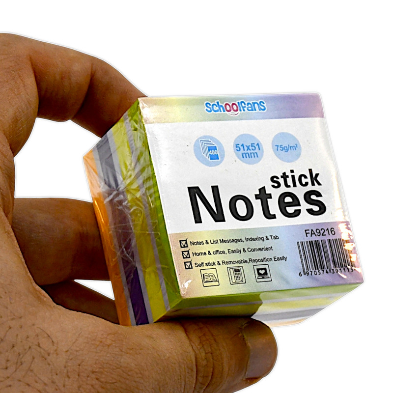 کاغذ چسب دار اسکول فنس مدل 9216 بسته 400 عددی
