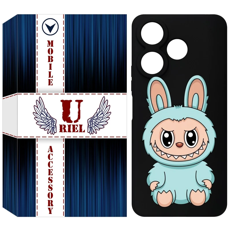 کاور یوریل مدل KSH کد 144 طرح عروسک لبوبو مناسب برای گوشی موبایل شیائومی Redmi 13x / 13 4G / Poco M6 4G
