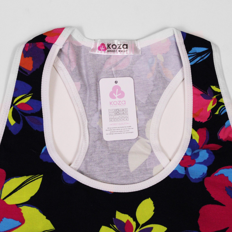 ست شورت و نیم تنه زنانه کوزا مدل my9109-1 رنگ مشکی