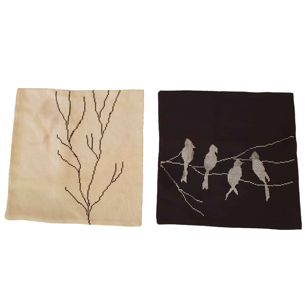 کاور کوسن سوزن دوزی کد k3 مجموعه ۲ عددی