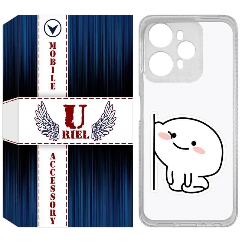 کاور یوریل مدل Clear کد 93 طرح لوس مناسب برای گوشی موبایل وکال V1 / V1 Plus