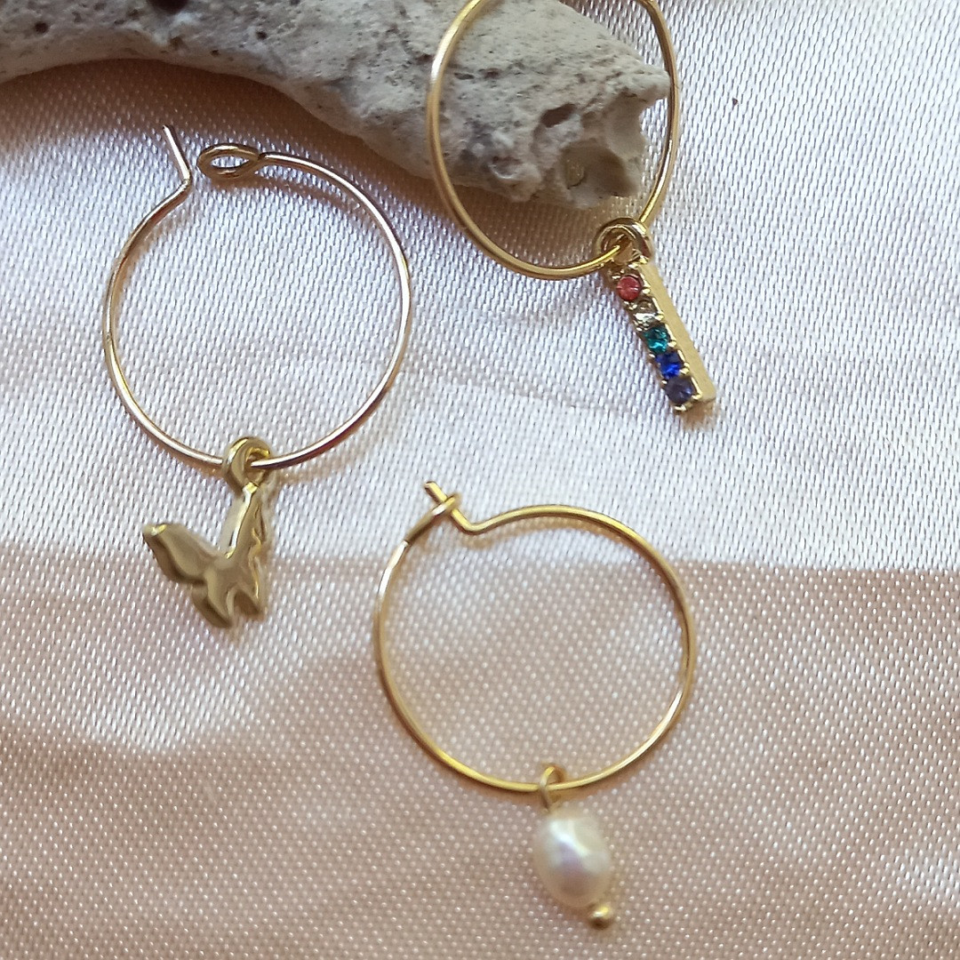 گوشواره زنانه مدل SMR 070 مجموعه 3 عددی گوشواره زنانه مدل SMR 070 مجموعه 3 عددی