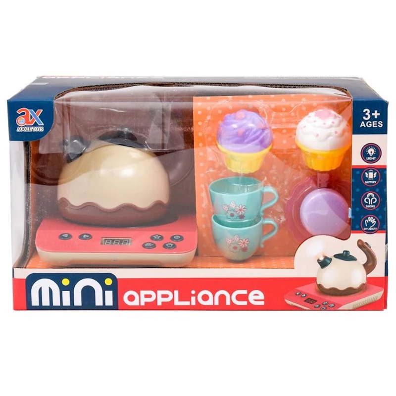 ست اسباب بازی چایخوری مدل کتری برقی کد 6719