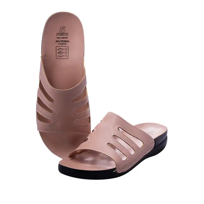 دمپایی زنانه آویده کد 222 رنگ صورتی