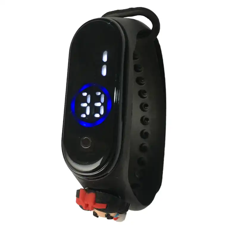 ساعت مچی دیجیتال مدل ضدآب لمسی طرح سفید برفی کیوت کد W S 77