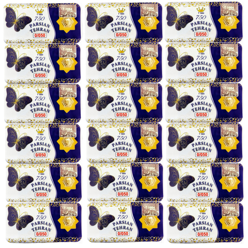 سکه گرمی طلا 18 عیار پارسیان تهران مدل ELN418 مجموعه 18 عددی