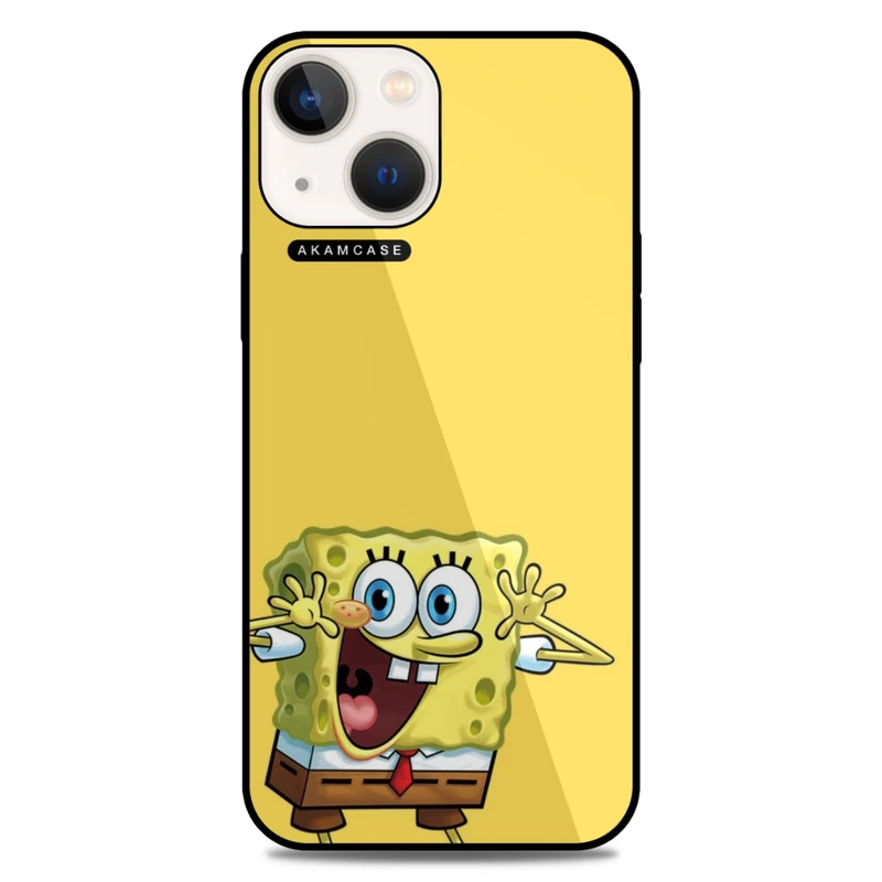 کاور آکام مدل AMC-WA13-SPONGE BOB11 مناسب برای گوشی موبایل اپل iPhone 13