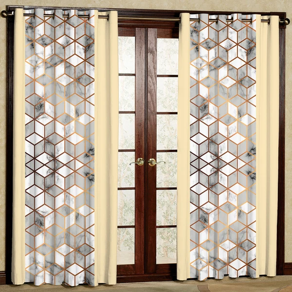 پرده مدل مخمل پانچی کد 7623 سایز 280x140 سانتی متر