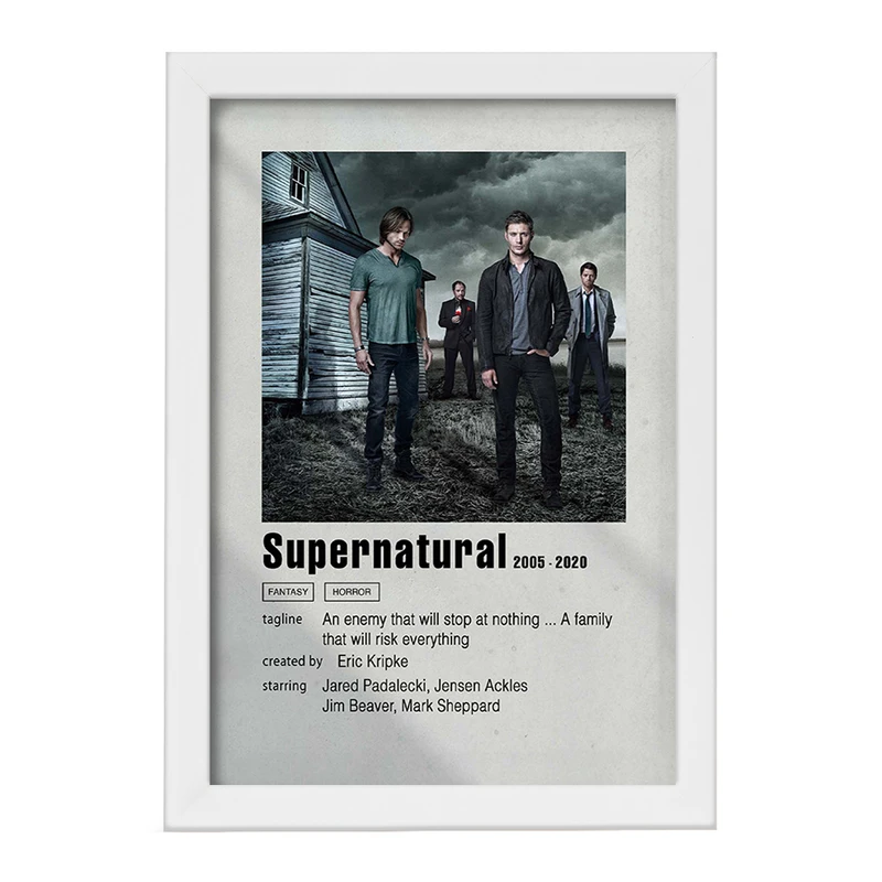 تابلو خندالو مدل سوپرنچرال (Supernatural) کد F11277