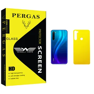 Waily Nice Pergas Glass Back Protector For Xiaomi شیائومی Redmi Note 8