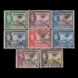تمبر یادگاری مدل خارجی مجموعه 8 عددی 