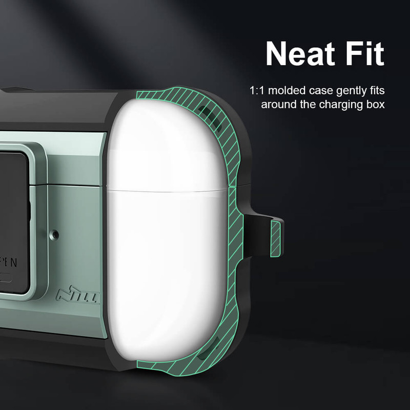 کاور نیلکین مدل Bounced Protective case مناسب برای کیس اپل AirPods 3