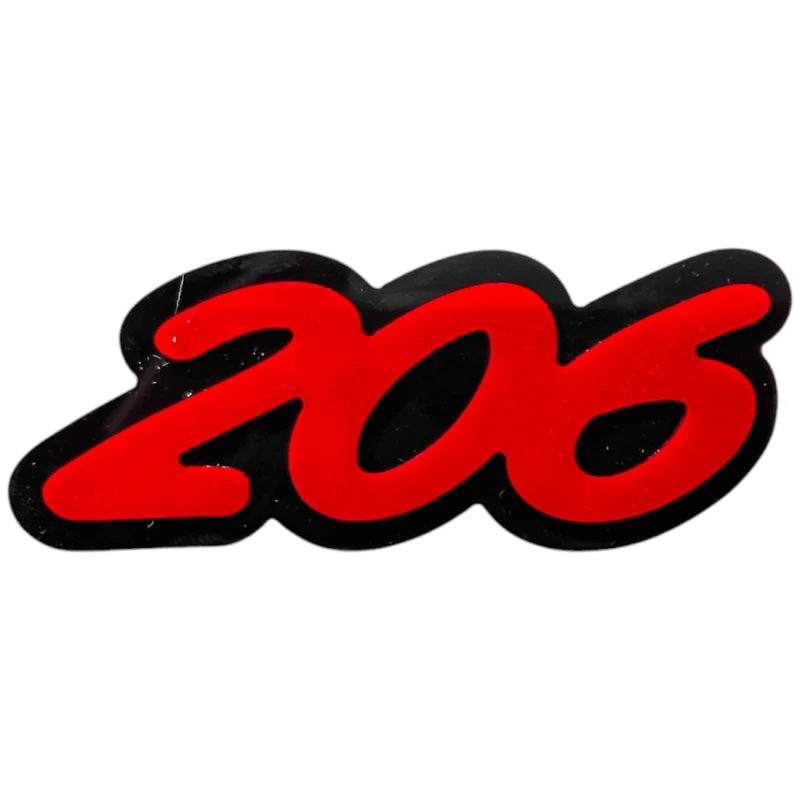 آرم نوشته صندوق عقب خودرو مدل 206 مناسب برای پژو 206