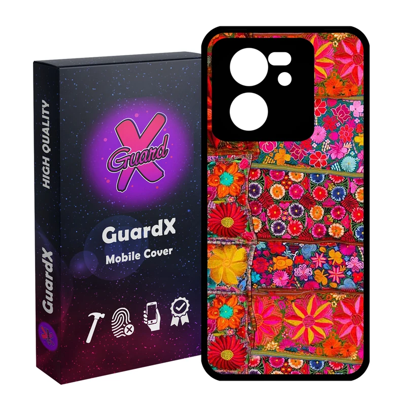 کاور گارد ایکس طرح رنگی مدل Glass10403 مناسب برای گوشی موبایل شیائومی 13T/13T Pro/Redmi K60 Ultra