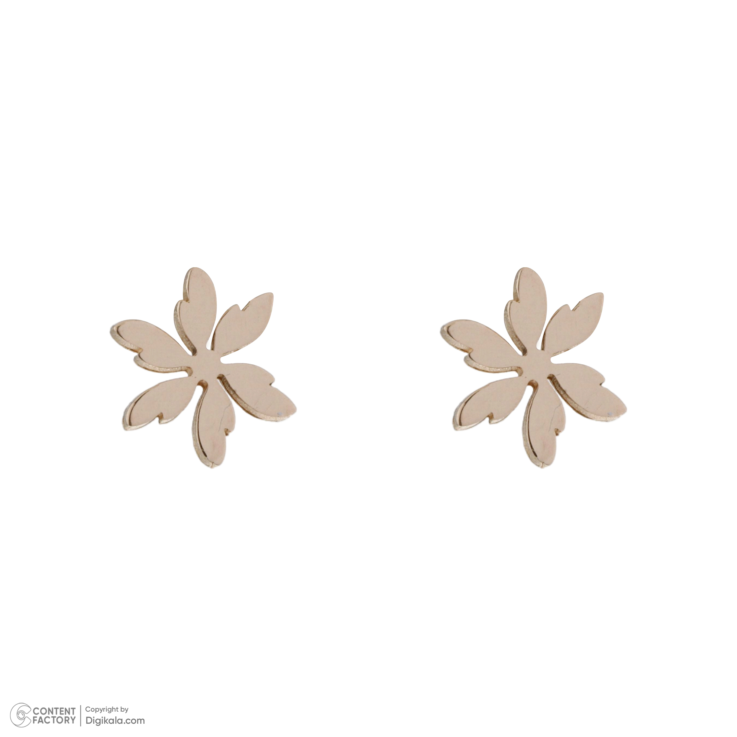 گوشواره طلا 18 عیار زنانه طلای مستجابی مدل 10244