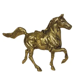 مجسمه برنجی مدل اسب یورتمه کد H-1120