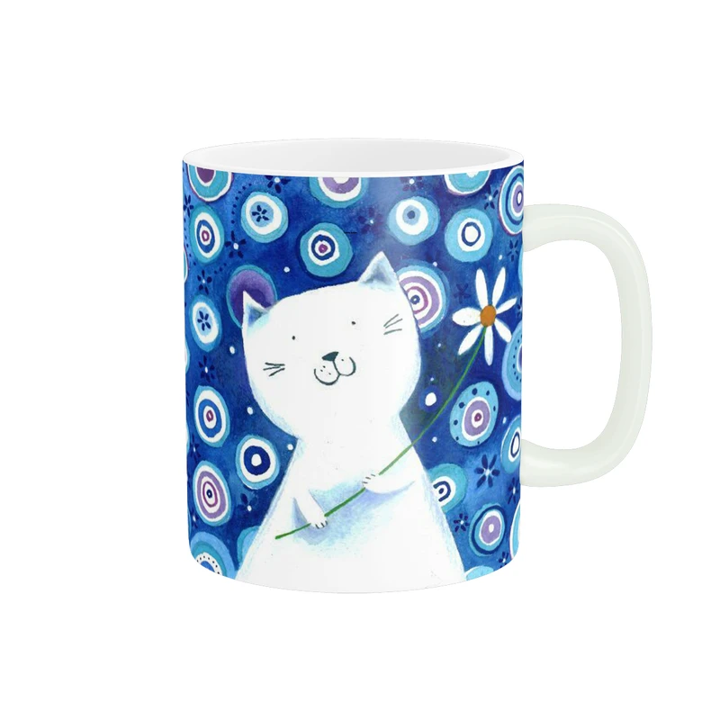 ماگ زیگورات مدل گربه فانتزی کد 2640