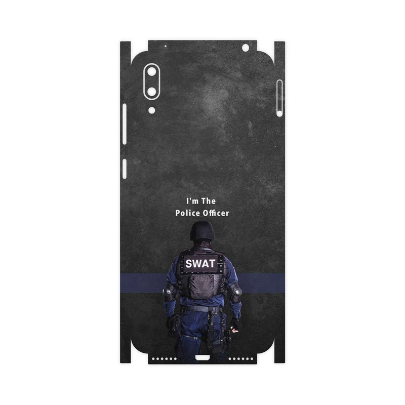 برچسب پوششی ماهوت مدل Police Officer-FullSkin مناسب برای گوشی موبایل هوآوی Y7 Pro 2019