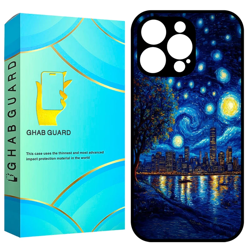 کاور قاب گارد طرح شب ونگوک  مدل GCHP16P مناسب برای گوشی موبایل اپل iPhone 16 Pro