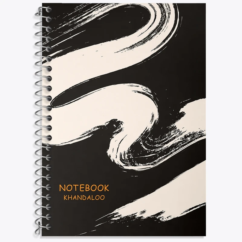 دفتر زبان 50 برگ خندالو مدل سه خط طرح مدرن کد N1288