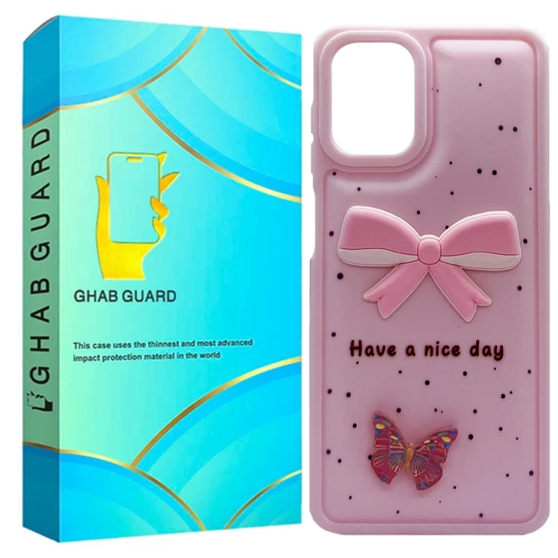 کاور قاب گارد مدل فانتزی دخترانه طرح پروانه مناسب برای گوشی موبایل سامسونگ Galaxy A12 4G / A12 5G / F12 / M12 