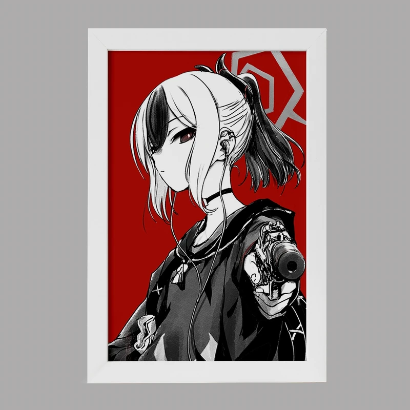 تابلو خندالو مدل بازی آرشیو آبی (Blue Archive) کد 34393