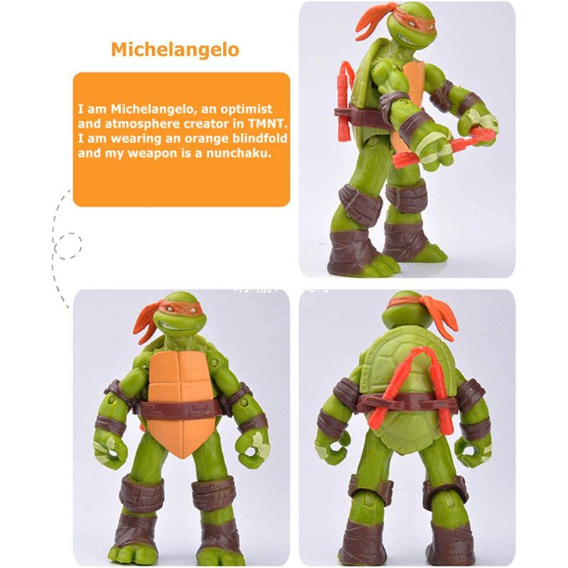 اکشن فیگور مدل لاکپشت های نینجا بسته 4 عددی - - 12