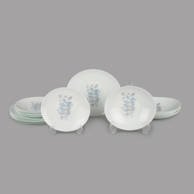 سرویس غذاخوری 18 پارچه 6 نفر شانی مدل  صدفی