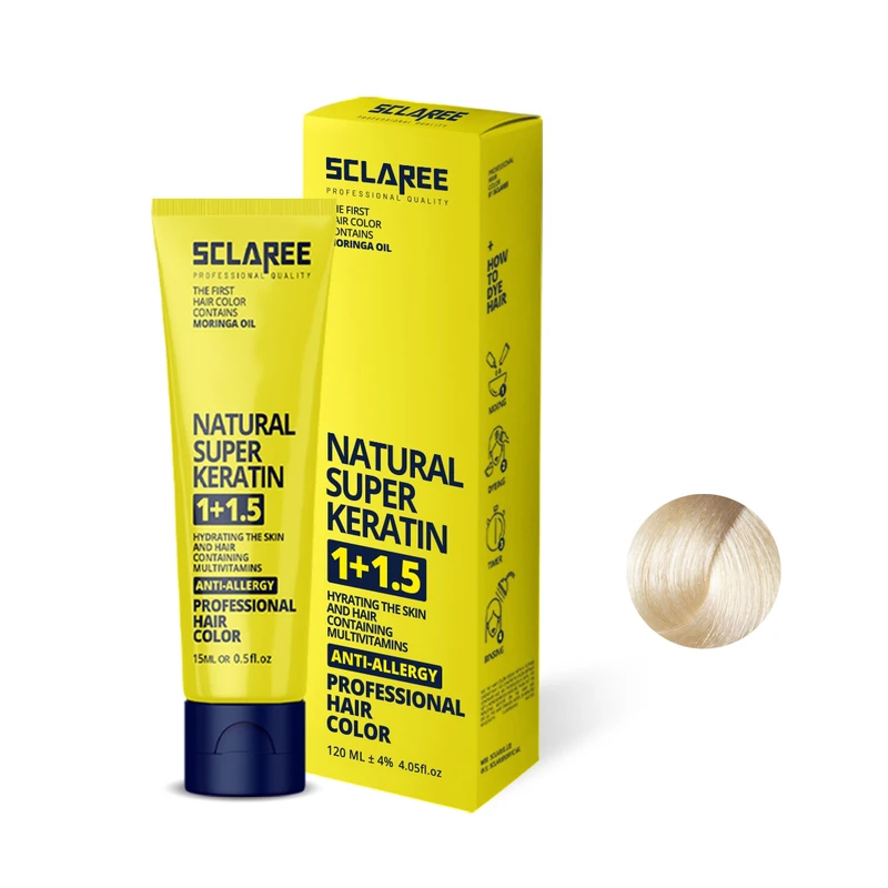 رنگ مو اسکلاره شماره 12.01 حجم 120 میلی لیتر رنگ وانیلی