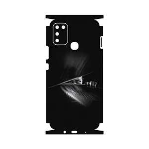MAHOOT Black Portrait-FullSkin Cover Sticker for Infinix Hot 10 Play