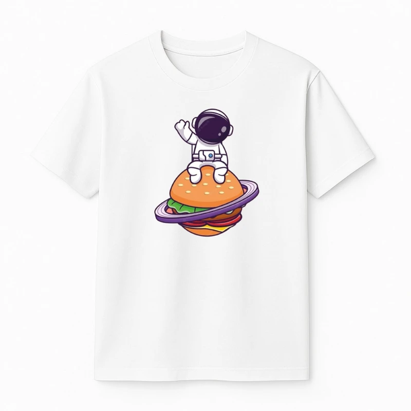 تی‌شرت آستین کوتاه پسرانه مدل فضانورد کد v8 