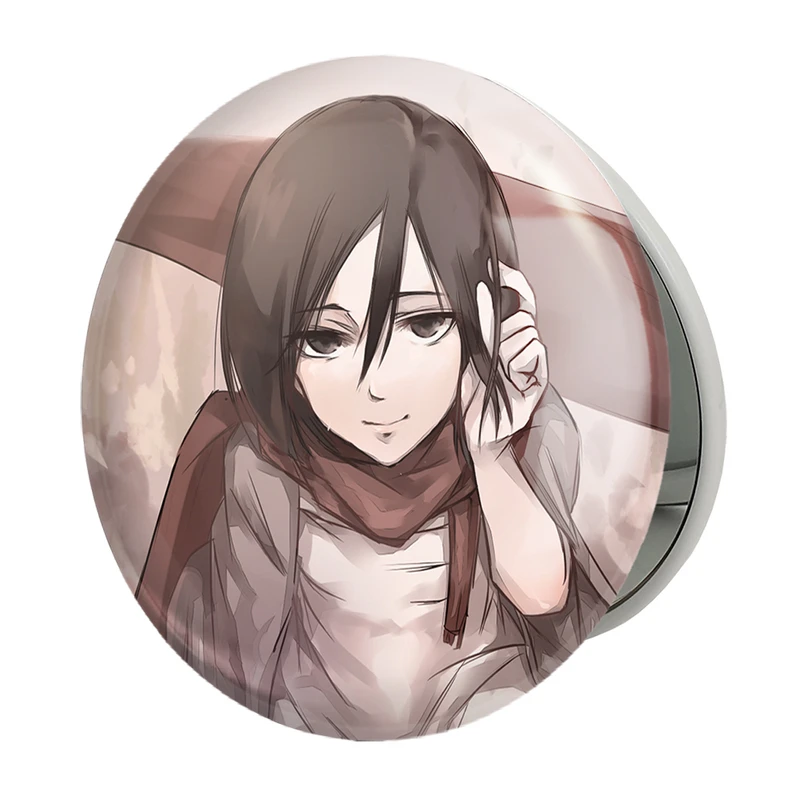 آینه جیبی خندالو طرح میکاسا اکرمن انیمه اتک آن تایتان Attack on Titan مدل تاشو کد 18600