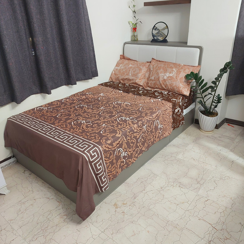 روکش لحاف مدل حاشیه کد niki160 یک نفره سایز 160×220 سانتی متر