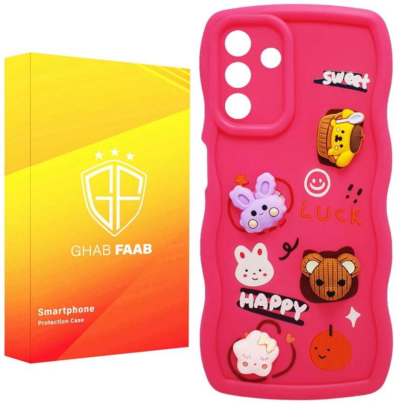 کاور قاب فاب طرح دخترانه مناسب برای گوشی موبایل سامسونگ Galaxy A05s