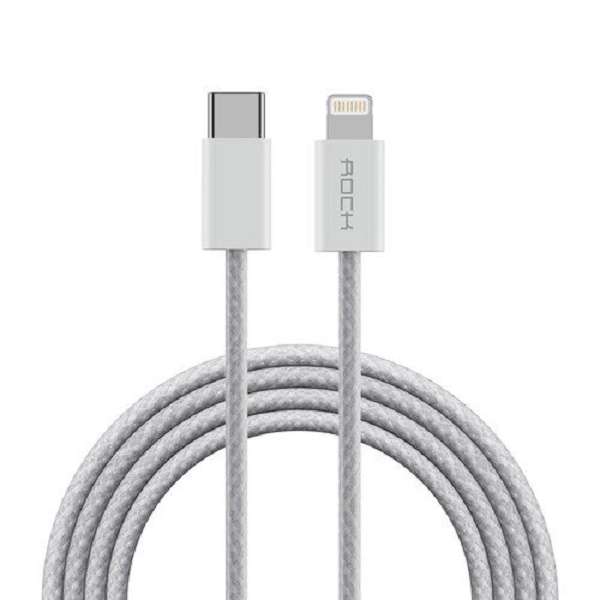 کابل تبدیل USB-C به لایتنینگ راک مدل rcb0817 طول 1 متر