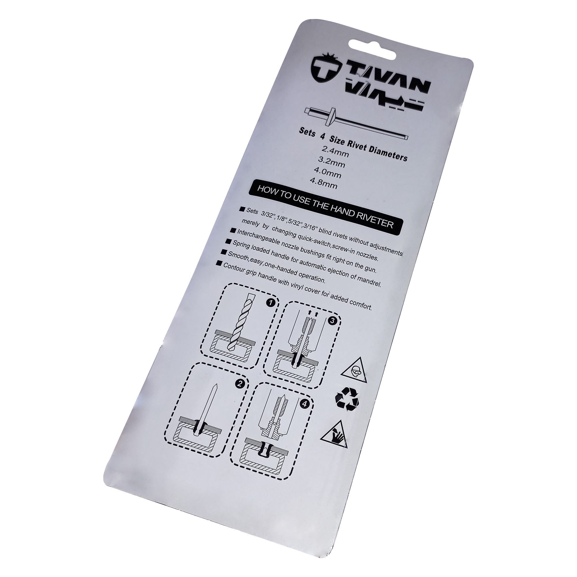 انبر پرچ تیوان مدل HR101