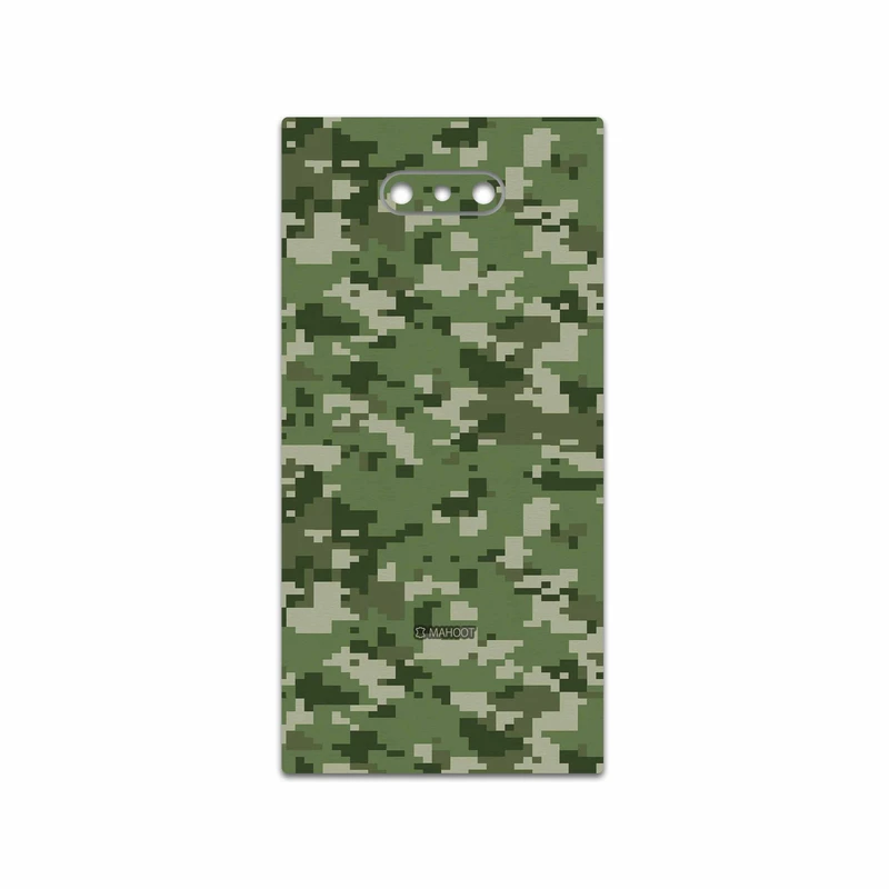 برچسب پوششی ماهوت مدل Army-Green-Pixel مناسب برای گوشی موبایل ریزر Phone 2