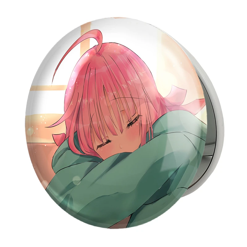 آینه جیبی خندالو طرح رینا انیمه مادوکا مجیکا Madoka Magica مدل تاشو کد 18404