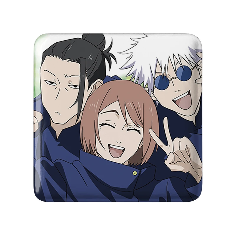 پیکسل خندالو طرح انیمه جوجوتسو کایزن Jujutsu Kaisen مدل مربعی کد 30176