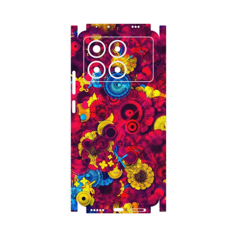 برچسب پوششی ماهوت مدل Vector Flower Garden Digital Art-FullSkin مناسب برای گوشی موبایل شیائومی Poco X6 Pro