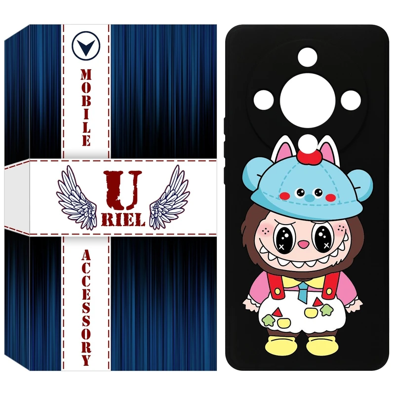 کاور یوریل مدل KSH کد 123 طرح عروسک لبوبو مناسب برای گوشی موبایل آنر X9b / X50 / Magic6 Lite