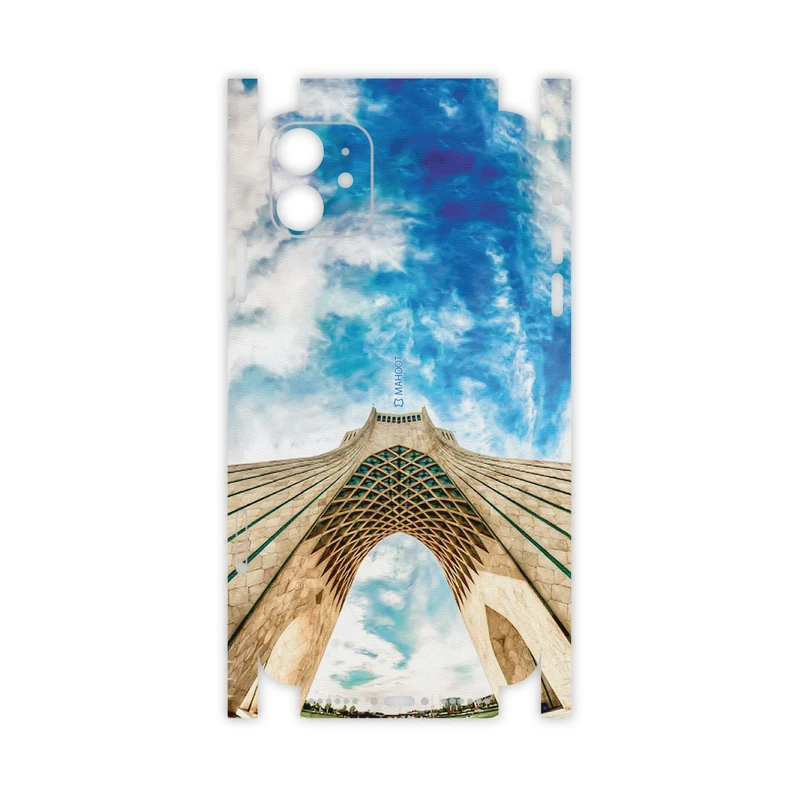 برچسب پوششی ماهوت مدل AZADI-Tower-FullSkin مناسب برای گوشی موبایل اپل iPhone 11