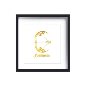 تابلو طلاکوب زرکات طرح سمبل ماه تولد آذر مدل Sagittarius