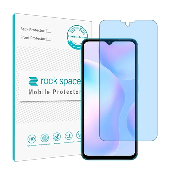 محافظ صفحه نمایش ضد اشعه آبی راک اسپیس مدل HyBLU مناسب برای گوشی موبایل شیائومی Redmi 9A