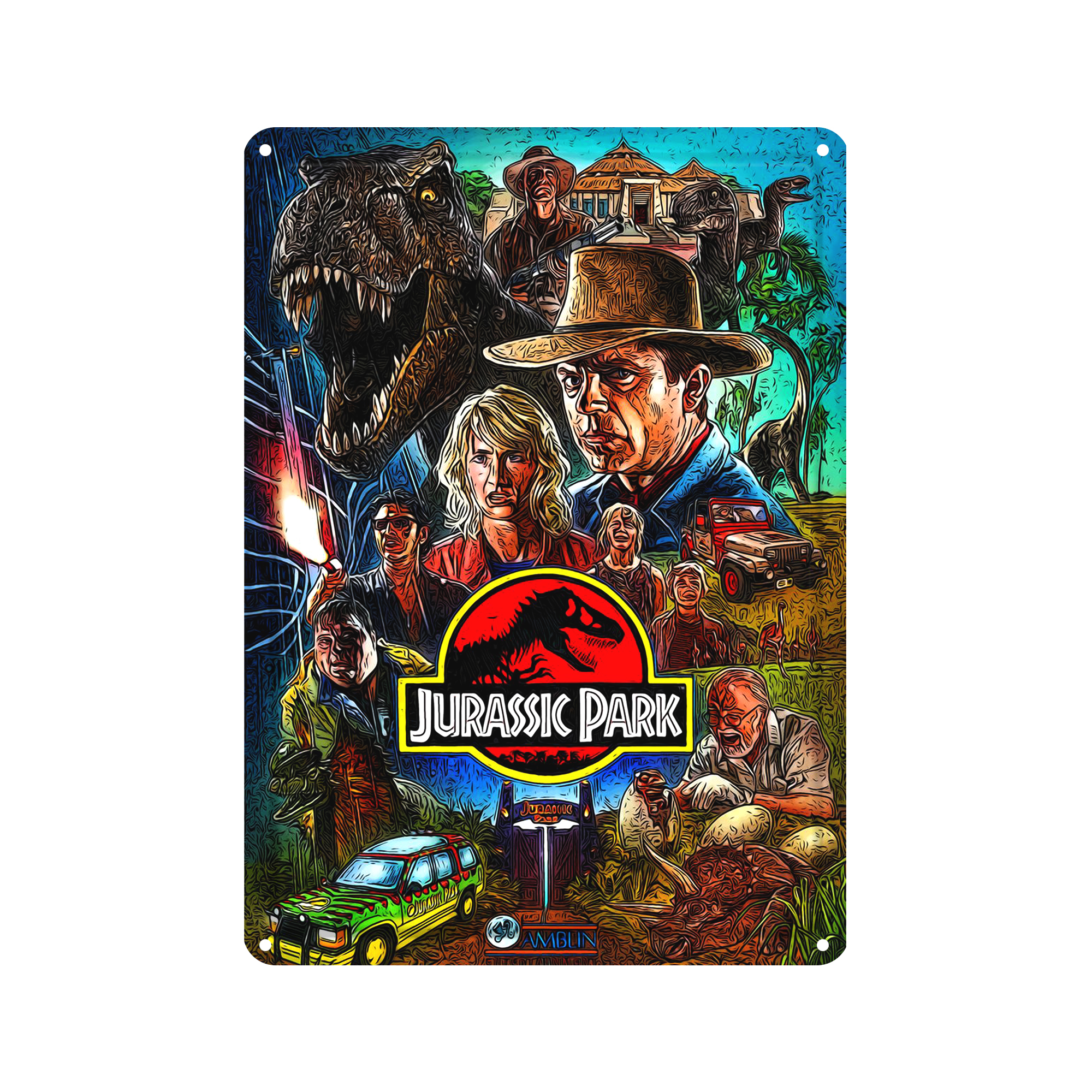 دیوارکوب مدل پارک ژوراسیک کد s 1440